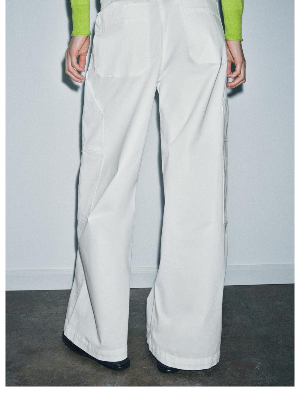 ZW Collection Cotton Wide Legs Pants NWT SZ XS - Picture 3 of 5